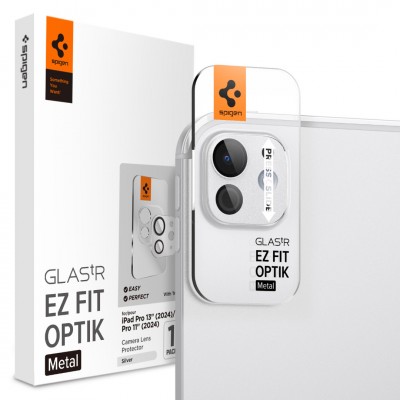 Spigen SGP GLAS.tR EZ Fit Optik Metal SLIM Camera Lens Γυαλί προστασίας 9h CAMERA για Αpple iPad Pro 13" 2024 / iPad Pro 11" 2024 - ΑΣΗΜΙ - AGL07796