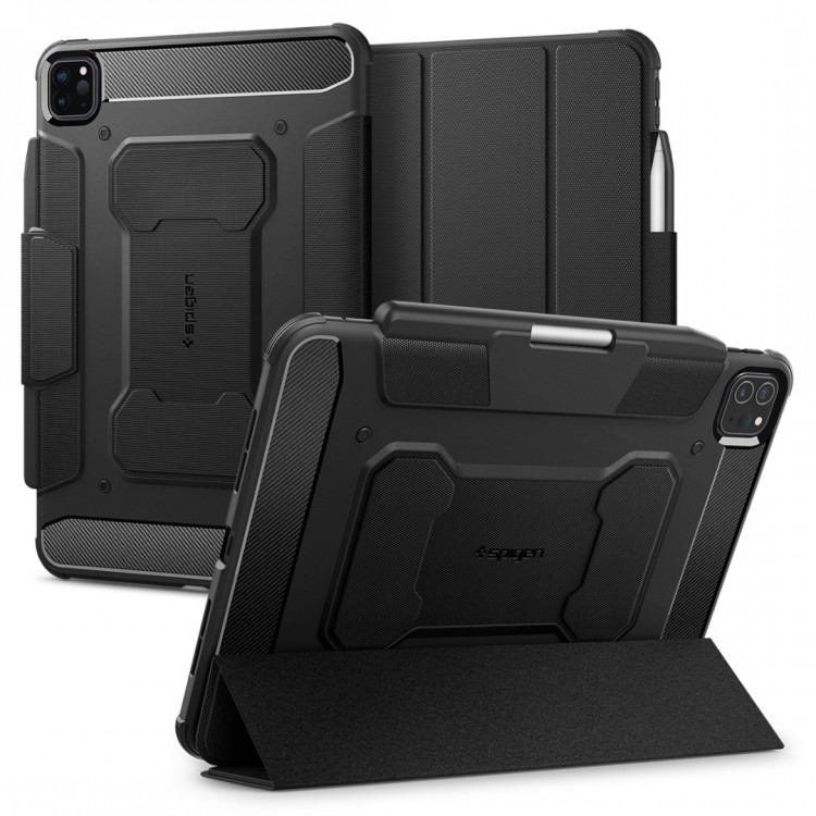 Θήκη Spigen SGP RUGGED ARMOR PRO για Apple iPad PRO 11" 5 GEN 2024 - ΜΑΥΡΟ - ACS07017