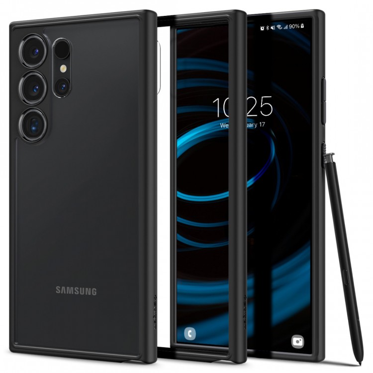 Θήκη Spigen SGP Ultra Hybrid για Samsung Galaxy S24 Ultra 5G 2024 - MATTE ΜΑΥΡΟ - ACS07295