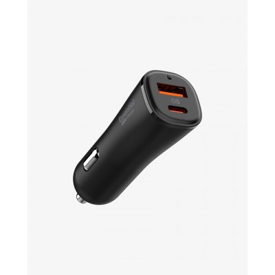 Spigen SGP Φορτιστής Αυτοκινήτου EV482 ARCSTATION ESSENTIAL PD 48W , 1x Θύρα TYPE-C , 1xΘύρα USB-A, Smart 3.0A - ΜΑΥΡΟ - ACP08447