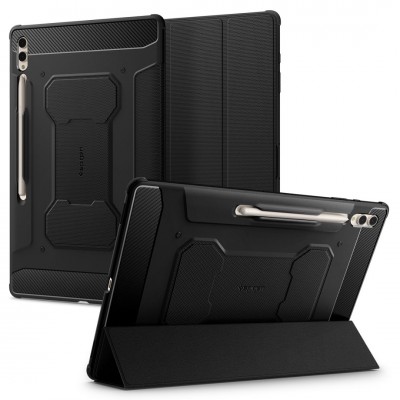 Θήκη Spigen SGP RUGGED ARMOR PRO για SAMSUNG GALAXY TAB S10 Ultra (2024)/S9 Ultra/Tab S8 Ultra 14.6 - ΜΑΥΡΟ - ACS06538