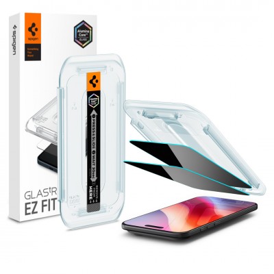 Spigen SGP Γυαλί προστασίας Privacy GLAS.tR EZ Fit SLIM CASE FRIENDLY για APPLE iPhone 17 Air 6.6 2025 , 2-TEM - ΔΙΑΦΑΝΟ - AGL09862