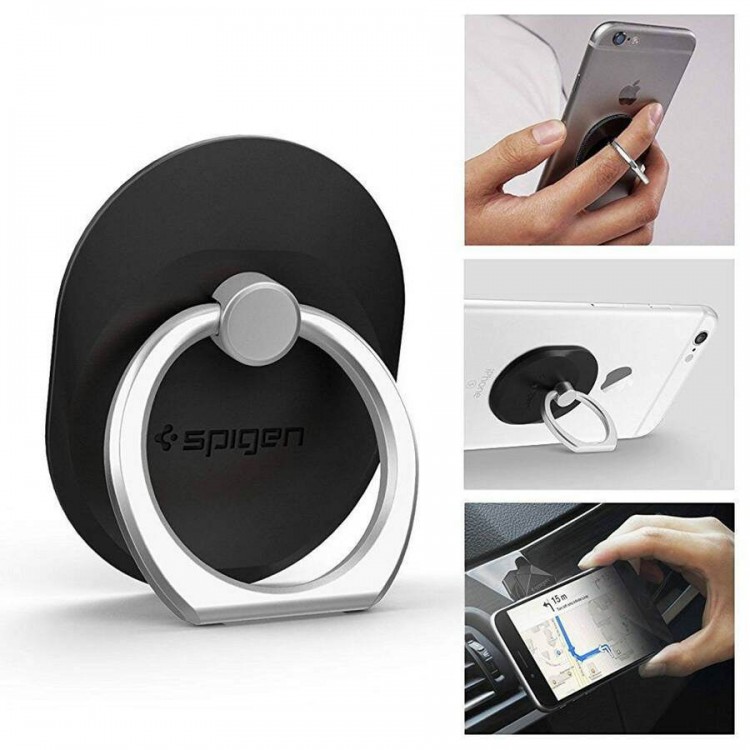 Spigen SGP Style Ring για Smartphones - ΜΑΥΡΟ ΑΣΗΜΙ - SGP11845