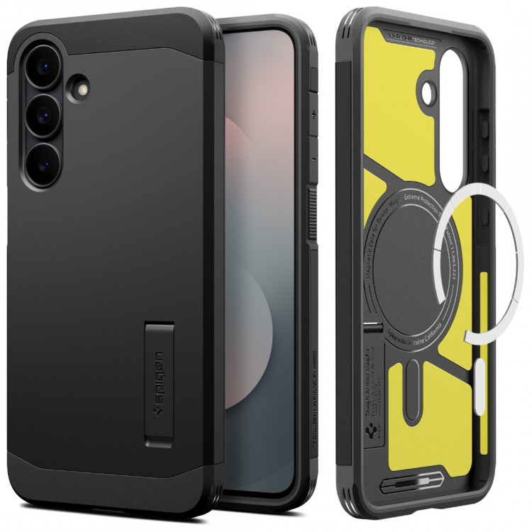 Θήκη SPIGEN SGP Tough Armor MagSafe για Samsung Galaxy S25 FE 5G 2025 - ΜΑΥΡΟ - ACS10029