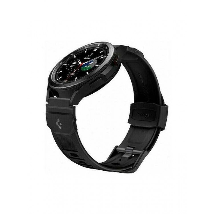 Θήκη Spigen SGP Rugged Band Λουράκι για Samsung GALAXY WATCH 7 40 mm/44 mm (2024) FE (2024) 6/6 Classic 5/5 Pro 4/4 Classic - 20MM - ΜΑΥΡΟ - AMP04031
