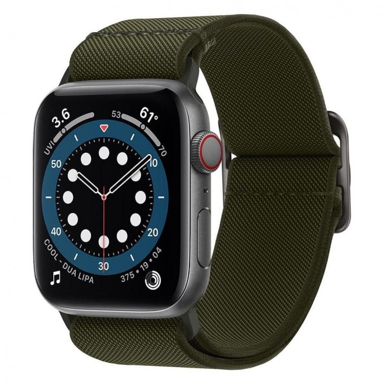 Spigen SGP BAND FIT LITE STRAP for APPLE WATCH Series 41mm / 40mm / 38mm & APPLE WATCH 10/11 42mm – ΧΑΚΙ ΠΡΑΣΙΝΟ - AMP02292