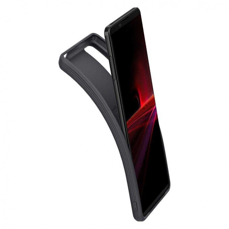 Θήκη SPIGEN SGP SILICONE STONE Armor για SONY XPERIA 1 III 2021 - Dusk MAYΡΗ - ACS03094