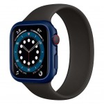 Spigen SGP Thin Fit θήκη για Apple Watch SERIES 6, 5, 4, SE - 44mm - METALLIC ΜΠΛΕ - ACS02223