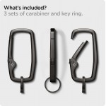 SPIGEN SGP μπρελόκ Key Accessory Rugged Type για κλειδιά  - 3 ΤΕΜ. - Μαύρο - AHP02933