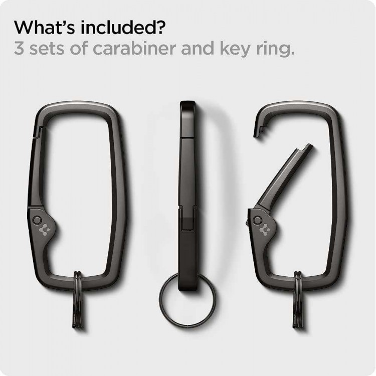 SPIGEN SGP μπρελόκ Key Accessory Rugged Type για κλειδιά  - 3 ΤΕΜ. - Μαύρο - AHP02933