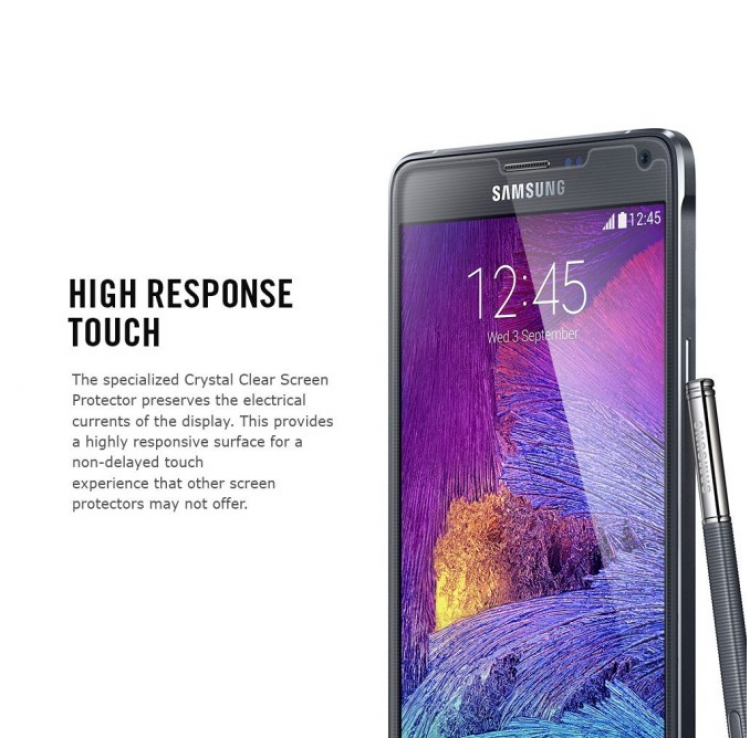 Spigen SGP Μεμβράνη Προστασίας LCD Film Ultra Crystal UC για Galaxy Note 4 - SGP11105