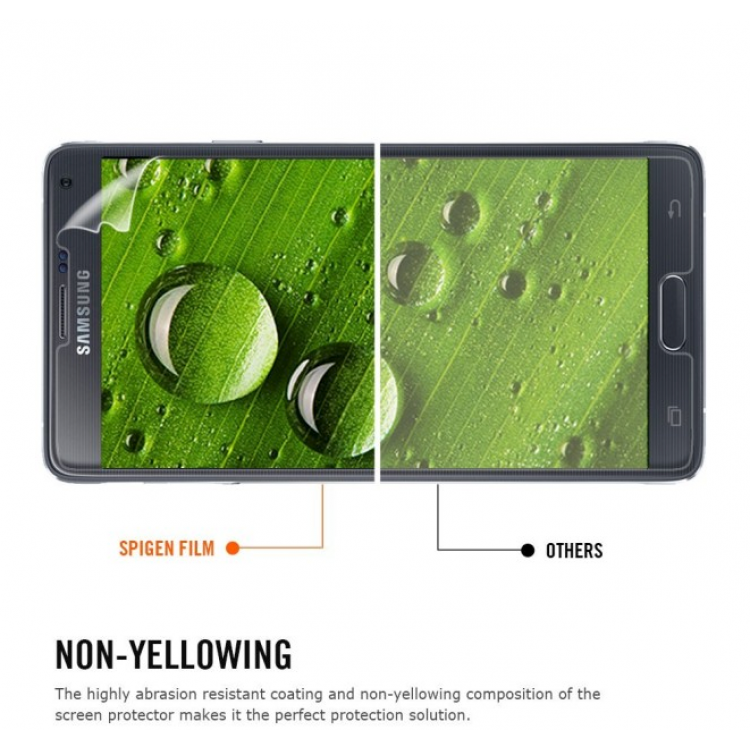 Spigen SGP Μεμβράνη Προστασίας LCD Film Ultra Crystal UC για Galaxy Note 4 - SGP11105