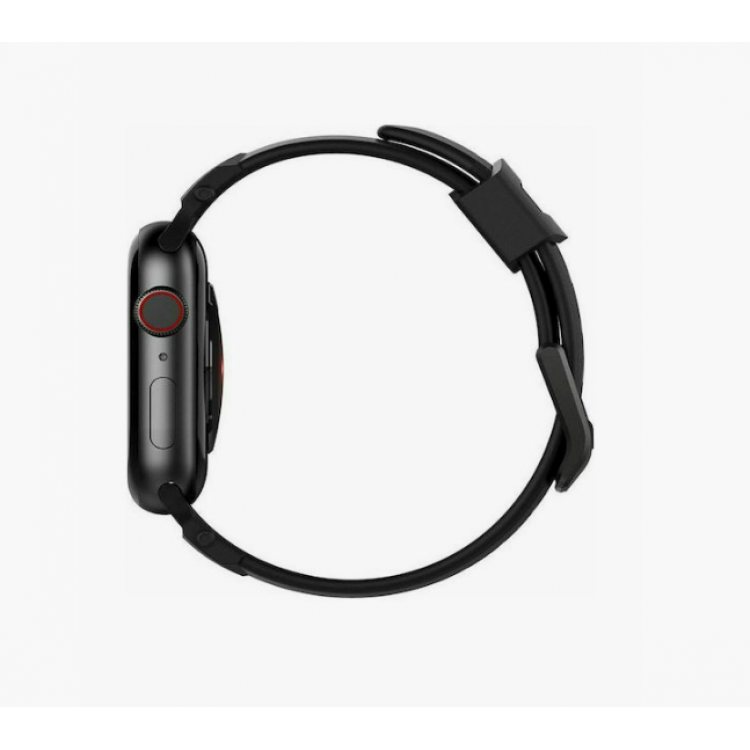 Spigen SGP Rugged Armor λουράκι για Apple Watch series Ultra 2/1 49mm, Series 10 46mm and Series 9/8/7/6/5/4/SE 45mm, 44mm - ΜΑΥΡΟ - AMP02854