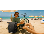 Case Spigen SGP A650 Aqua Shield Rolltop Αδιάβροχη τσάντα Laptop εως 16" , Backpack 35λτ. - ΜΑΥΡΟ - AMP04523