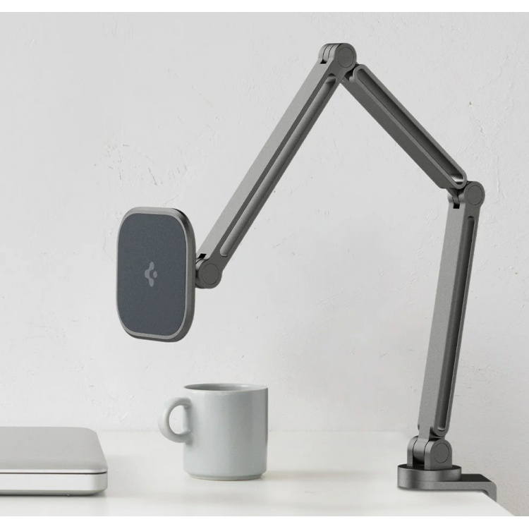 Spigen SGP OneTap Clamp Μαγνητική Ρυθμιζόμενη Βάση Tablet με Πολλαπλές γωνίες κλίσης - ΓΚΡΙ - AMP09191