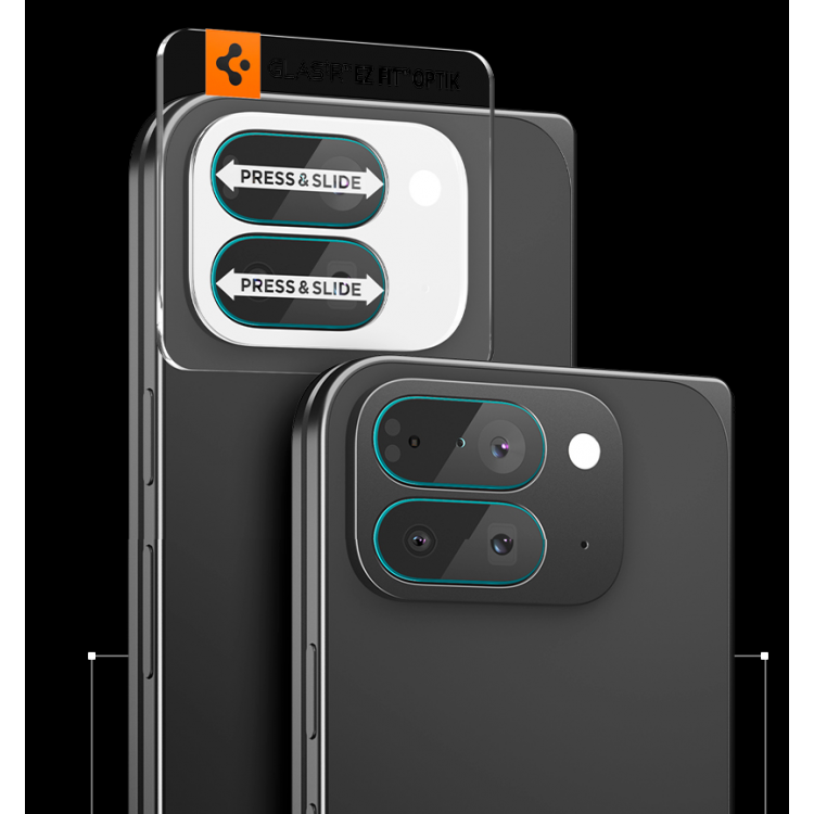 Spigen SGP GLAS.tR EZ FIT Optik PRO Γυαλί προστασίας 9H Camera Lens για CAMERA για Google Pixel 10 Pro Fold 2025 - ΔΙΑΦΑΝΟ - 2 τεμ. - AGL09664