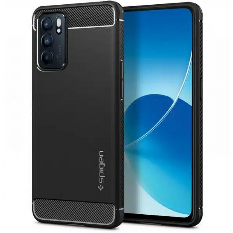 Θήκη SPIGEN SGP Ultra Rugged Armor για Oppo Reno6 5G - MATTE ΜΑΥΡΟ - ACS04312