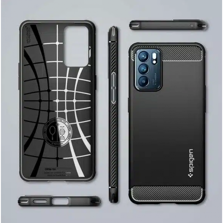 Θήκη SPIGEN SGP Ultra Rugged Armor για Oppo Reno6 5G - MATTE ΜΑΥΡΟ - ACS04312