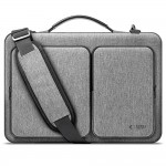 Θήκη Μεταφοράς TECH-PROTECΤ Defender Laptop 13-14" Briefcase με ιμάντα ώμου - ΓΚΡΙ - A42F2G5