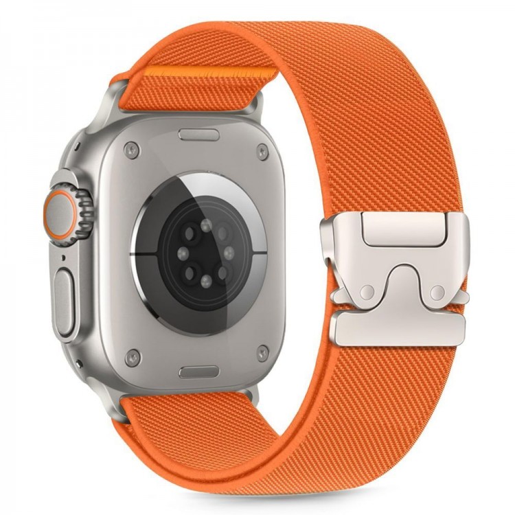 TECH-PROTECT Λουράκι NYLON CLASP για APPLE WATCH  6 / 7 / 8 / 9 / 10 / SE / ULTRA 1 / 2 (44 / 45 / 46 / 49 MM) - ΠΟΡΤΟΚΑΛΙ
