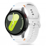 TECH PROTECT SILICONE SPORT λουράκι σιλικόνης για SAMSUNG GALAXY WATCH 4 / 5 / 5 PRO / 6 / 7 / FE - ΛΕΥΚΟ