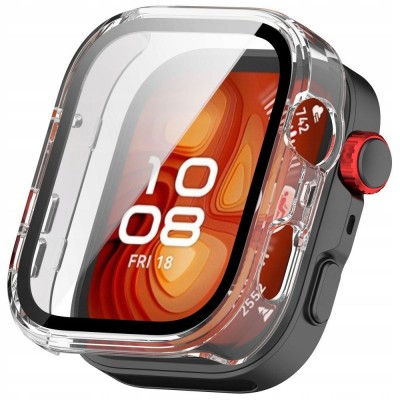 Θήκη Tech Protect DEFENSE 360 με Γυαλί προστασίας για HUAWEI WATCH FIT 4 PRO - ΔΙΑΦΑΝΟ