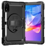 Θήκη TECH PROTECT SOLID360 με Προστασία Οθόνης, Χειρολαβή, Βάση στήριξης & ιμάντα ώμου μεταφοράς για XIAOMI REDMI PAD 2 11.0 2025 - ΜΑΥΡΟ