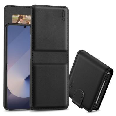 Θήκη TECH PROTECT WALLET για Samsung GALAXY Z FLIP 6 / 7 FE - ΜΑΥΡΟ