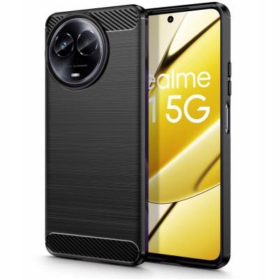 Θήκη TECH PROTECT CARBON για REALME 11 5G - ΜΑΥΡΟ