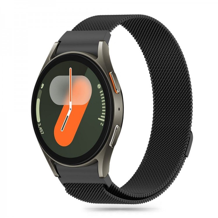 TECH PROTECT MILANESEBAND ”2” για το SAMSUNG GALAXY WATCH 4 / 5 / 5 PRO / 6 / 7 / FE (40 / 42 / 44 / 45 / 46 MM) - ΜΑΥΡΟ