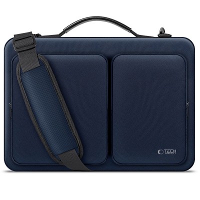 Θήκη Μεταφοράς TECH-PROTECT Defender Laptop 15-16" Briefcase με ιμάντα ώμου - NAVY ΜΠΛΕ - A42F2G5
