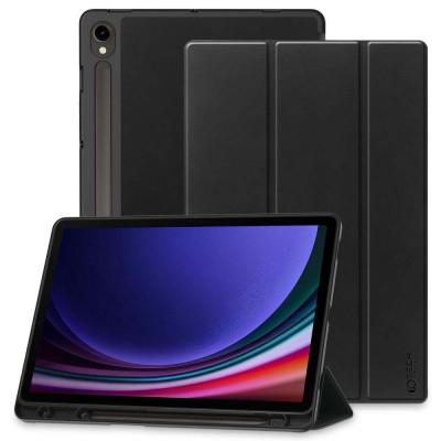 Θήκη TECH PROTECT SMARTCASE FOLIO SC PEN slot με υποδοχή PENCIL για Samsung GALAXY TAB S9 FE 10.9 X510 / X516B - ΜΑΥΡΟ