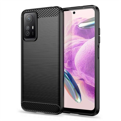 Θήκη TECH PROTECT CARBON για XIAOMI REDMI NOTE 12S - ΜΑΥΡΟ