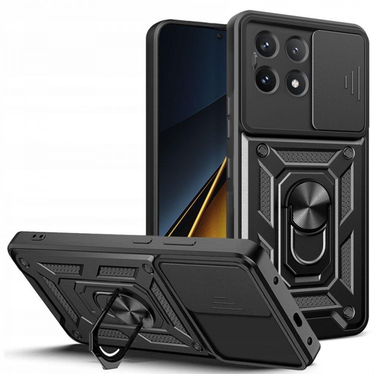 Θήκη TECH PROTECT CAMSHIELD PRO για XIAOMI POCO X6 PRO 5G - ΜΑΥΡΟ