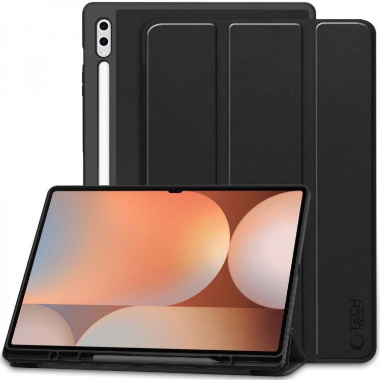 Θήκη TECH PROTECT SMARTCASE FOLIO SC PEN για Samsung GALAXY TAB S8 ULTRA / S9 ULTRA / S10 ULTRA 14.6 - ΜΑΥΡΟ