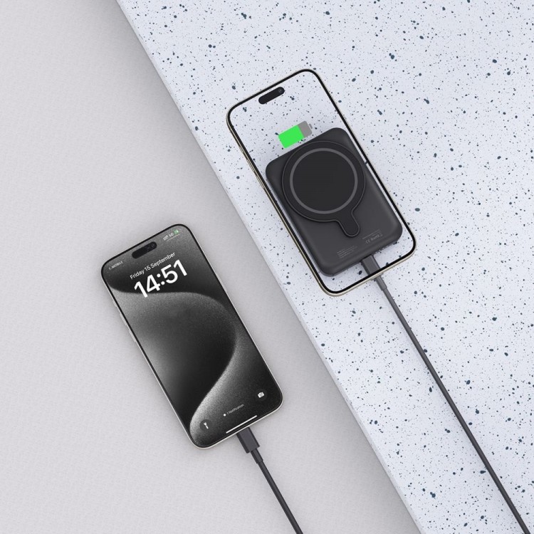 TECH PROTECT PB10 LIFEMAG MAGSAFE POWER BANK - 5000MAH - ΜΑΥΡΟ