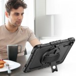 Θήκη TECH PROTECT SOLID360 με Προστασία Οθόνης, Χειρολαβή, Βάση στήριξης & ιμάντα ώμου μεταφοράς για XIAOMI REDMI PAD 2 11.0 2025 - ΜΑΥΡΟ