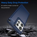 Θήκη TECH PROTECT CARBON Silicone για MOTOROLA MOTO Edge 50 Pro - ΜΑΥΡΟ