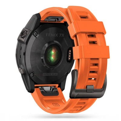 Tech Protect SMOOTH ICONBAND λουράκι για GARMIN FENIX 5X / 5X PLUS / 6X / 6X PRO / 7X / 8 (51 MM) smartwatch - ΠΟΡΤΟΚΑΛΙ