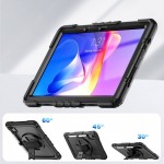 Θήκη TECH PROTECT SOLID360 με Προστασία Οθόνης, Χειρολαβή, Βάση στήριξης & ιμάντα ώμου μεταφοράς για XIAOMI REDMI PAD 2 11.0 2025 - ΜΑΥΡΟ