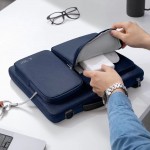 Θήκη Μεταφοράς TECH-PROTECT Defender Laptop 15-16" Briefcase με ιμάντα ώμου - NAVY ΜΠΛΕ - A42F2G5