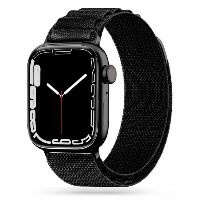 TECH-PROTECT Λουράκι NYLON PRO για APPLE WATCH 4 / 5 / 6 / 7 / 8 / SE / ULTRA (42 / 44 / 45 / 49 MM) - ΜΑΥΡΟ