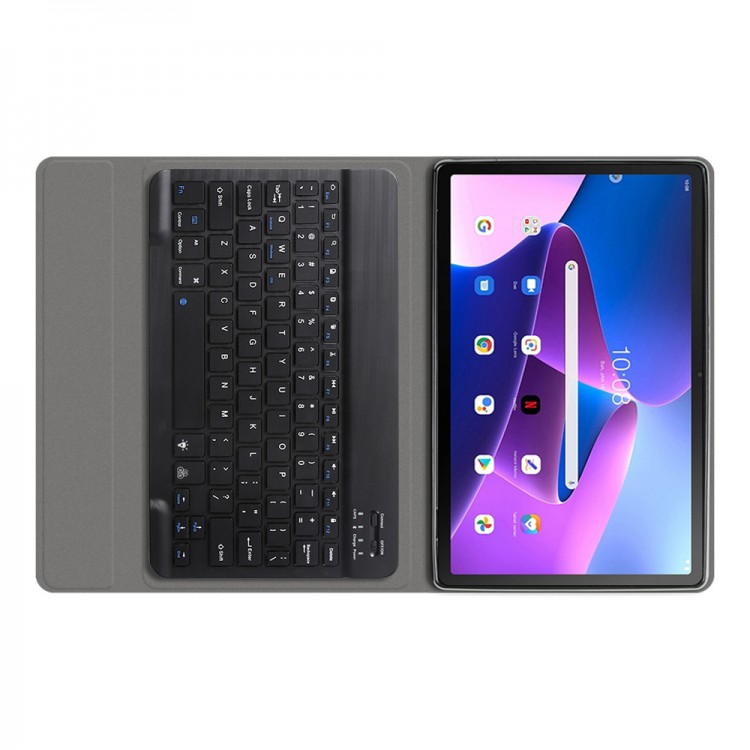 Θήκη TECH PROTECT SMARTCASE FOLIO με ασύρματο BT πληκτρολόγιο και υποδοχή PENCIL για Samsung GALAXY TAB A8 10.5 X200 / X205 - ΜΑΥΡΟ