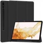 Θήκη TECH PROTECT SMARTCASE FOLIO Flex Trifold με υποδοχή στυλό , για Samsung GALAXY TAB S7 Plus / S8 Plus / S7 FE 12.4 - BLACK