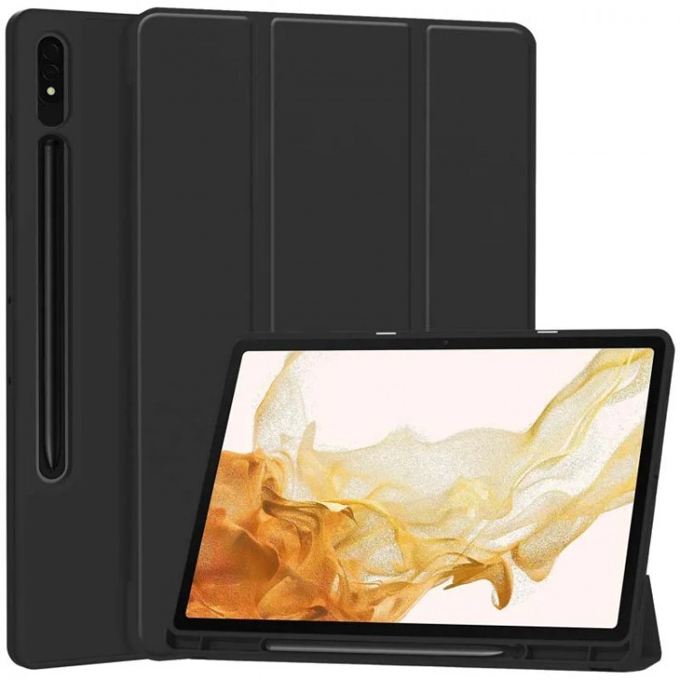 Θήκη TECH PROTECT SMARTCASE FOLIO Flex Trifold με υποδοχή στυλό , για Samsung GALAXY TAB S7 Plus / S8 Plus / S7 FE 12.4 - BLACK