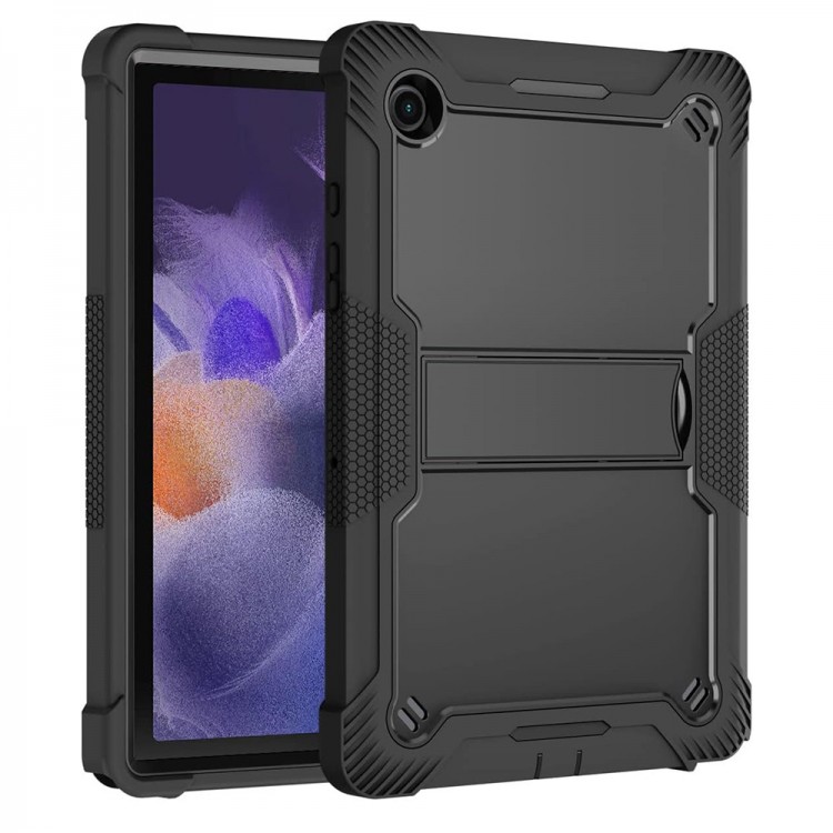 Θήκη TECH PROTECT Rugged TabShell ARMOR με Προστασία Οθόνης και Βάση για SAMSUNG GALAXY Tab A8 10.5 (2021) - ΜΑΥΡΟ 