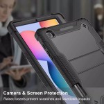 Θήκη TECH PROTECT Rugged TabShell ARMOR με Προστασία Οθόνης και Βάση για SAMSUNG GALAXY Tab S6 Lite 10.4 P610/P615 - ΜΑΥΡΟ 
