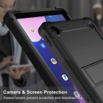 Θήκη TECH PROTECT Rugged TabShell ARMOR με Προστασία Οθόνης και Βάση για Lenovo Tab M10 Plus 10.6" 3rd Gen (TB-125F/TB-128F) - ΜΑΥΡΟ 