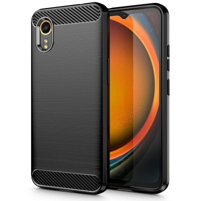 Θήκη TECH PROTECT CARBON για SAMSUNG GALAXY XCOVER 7 2024 - ΜΑΥΡΟ