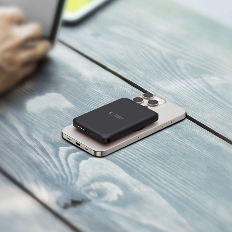 TECH PROTECT PB10 LIFEMAG MAGSAFE POWER BANK - 5000MAH - ΜΑΥΡΟ